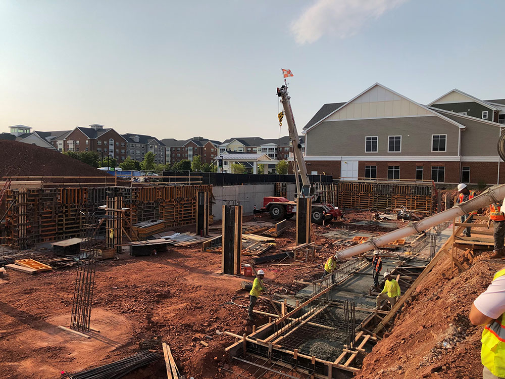 Base Building Projects by Hardesty Concrete Construction Inc. Ashby Ponds